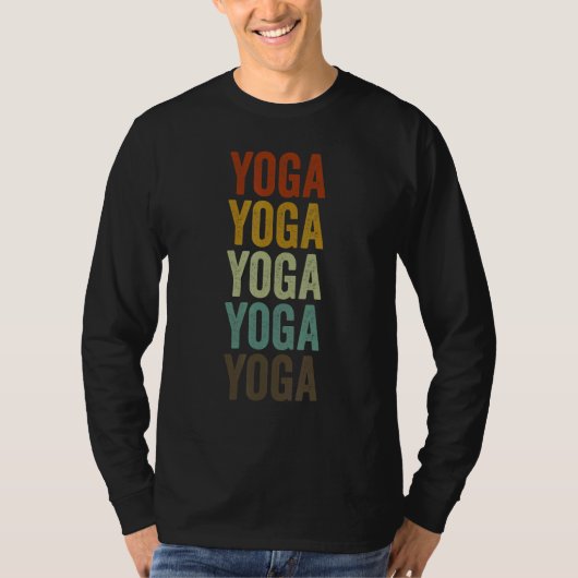 Yoga Yogi Meditation Workout T-shirt (Voorkant)