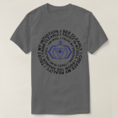 Yoga Yogi Third Eye Ajna Chakra Birthday Kerstmis T-shirt (Design voorkant)