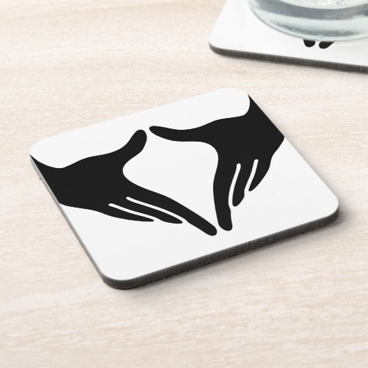 Yoga Yoni Mudra Bier Onderzetter (Linkerzijde)