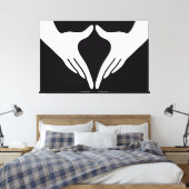 Yoga Yoni Mudra Canvas Afdruk (Insitu (Slaapkamer))