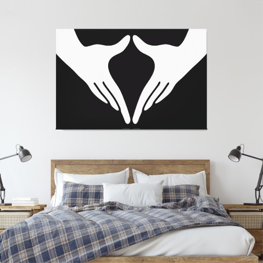 Yoga Yoni Mudra Canvas Afdruk (Insitu (Slaapkamer))