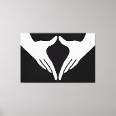 Yoga Yoni Mudra Canvas Afdruk (Voorkant)