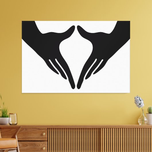 Yoga Yoni Mudra Canvas Afdruk (Insitu (Woonkamer))