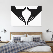 Yoga Yoni Mudra Canvas Afdruk (Insitu (Slaapkamer))