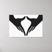 Yoga Yoni Mudra Canvas Afdruk (Voorkant)