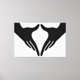Yoga Yoni Mudra Canvas Afdruk
