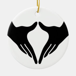 Yoga Yoni Mudra Keramisch Ornament