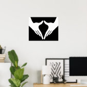 Yoga Yoni Mudra Poster (Thuiskantoor)