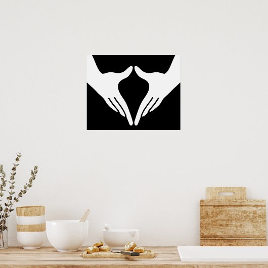 Yoga Yoni Mudra Poster (Keuken)