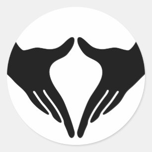 Yoga Yoni Mudra Ronde Sticker