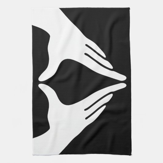 Yoga Yoni Mudra Theedoek (Verticaal)