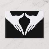 Yoga Yoni Mudra Visitekaartje (Achterkant)