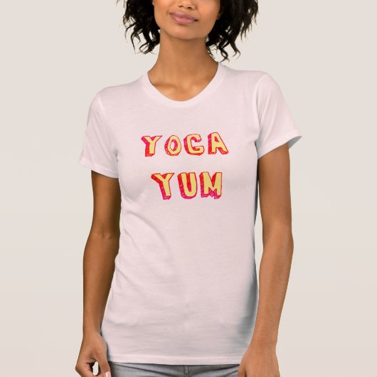 Yoga Yum gradiënt T Shirt (Voorkant)