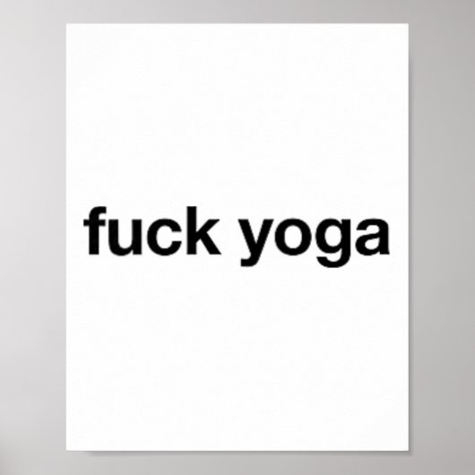 Yoga zelfzorg poster (Voorkant)