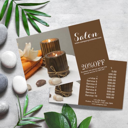 Yoga Zen Aromatherapie Huidverzorging SPA Massage  Flyer