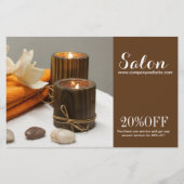 Yoga Zen Aromatherapie Skincare SPA Massagetherapi Flyer (Voorkant)