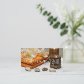 Yoga Zen Aromatherapie Skincare SPA Massagetherapi Visitekaartje (Staand voorkant)