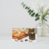 Yoga Zen Aromatherapie Skincare SPA Massagetherapi Visitekaartje (Staand voorkant)