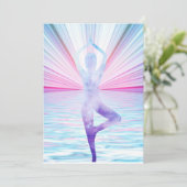 Yoga Zen Levensboom Meditatie Kaart (Staand voorkant)