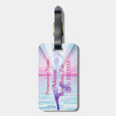 Yoga Zen Meditation New age Persoonlijke bagage Bagagelabel (Achterkant verticaal)