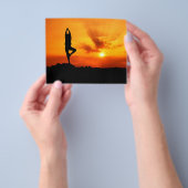 Yoga Zen Natuur Meditation massage Flyer (Hand)