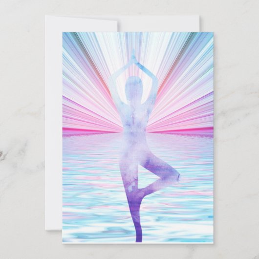 Yoga Zen Tree of Life Meditation Kaart (Voorkant)