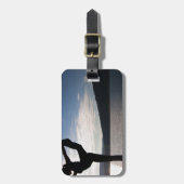 yoga , zen & vrede bagagelabel (Voorkant verticaal)