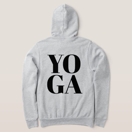 YOGA zipper hoodie voor vrouwen (Laag Achter)