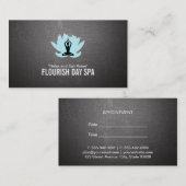 Yoga Zitten Lotuspositie Afsprakenkaartje (Voorkant / Achterkant)