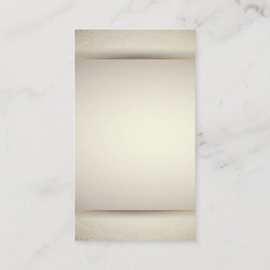 Yoga Zittend Gebedslogo Visitekaartje (Achterkant)