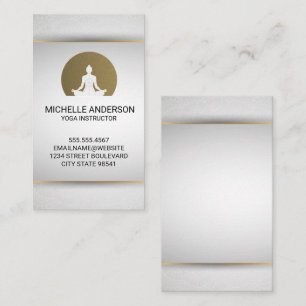 Yoga zittend logo visitekaartje