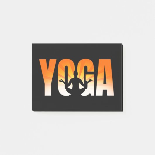 Yoga Zonneschijn Post-it® Notes (Voorkant)