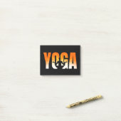 Yoga Zonneschijn Post-it® Notes (Op bureau)