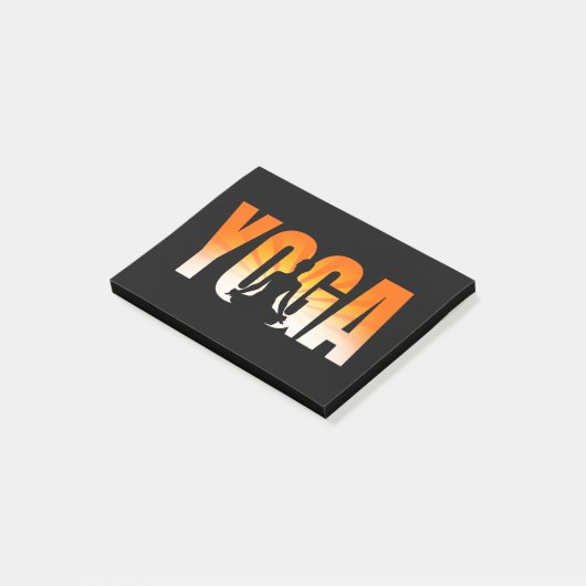 Yoga Zonneschijn Post-it® Notes (Schuin)