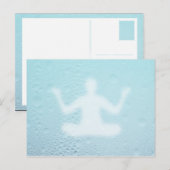 yogablauw briefkaart (Voorkant / Achterkant)