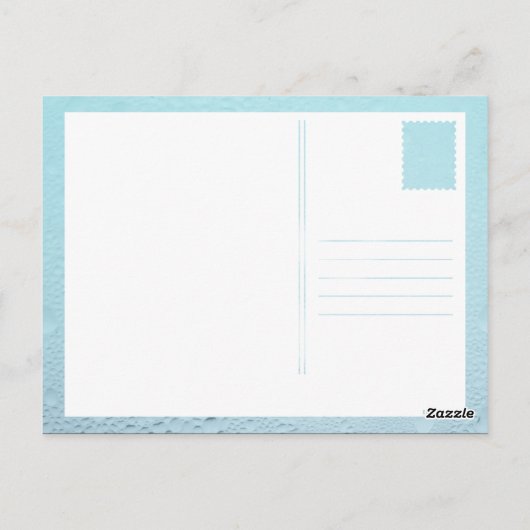 yogablauw briefkaart (Achterkant)