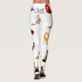 Yogabroek Leggings Stretch Broek Assepoester Schoe (Achterkant)