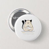 yogacat ronde button 5,7 cm (Voorkant /achterkant)