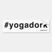 #yogadork bumper sticker (Voorkant)