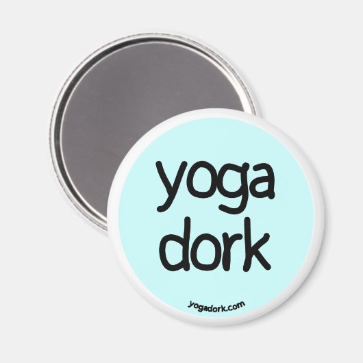 Yogadork Magnet LT. blauwgroen (Voorkant / Achterkant)