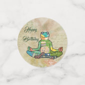 yogafrosch confetti (Kleine voorkant)
