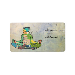 yogafrosch etiket