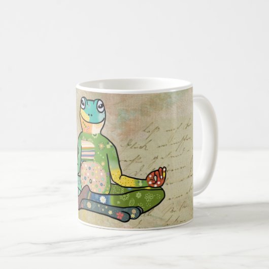 yogafrosch koffiemok (Voorkant rechts)