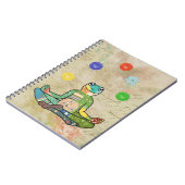 yogafrosch notitieboek (Linkerzijde)