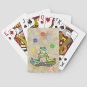 yogafrosch pokerkaarten (Achterkant)