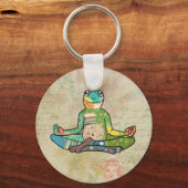 Yogafrosch Sleutelhanger (Voorkant)
