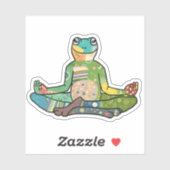 Yogafrosch Sticker (Vel)