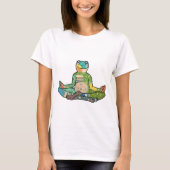 yogafrosch t-shirt (Voorkant)