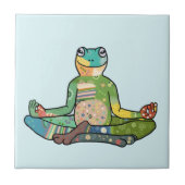 Yogafrosch Tegeltje (Voorkant)