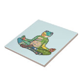 Yogafrosch Tegeltje (Zijkant)